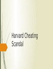 uerm scandal|2012 Harvard cheating scandal .